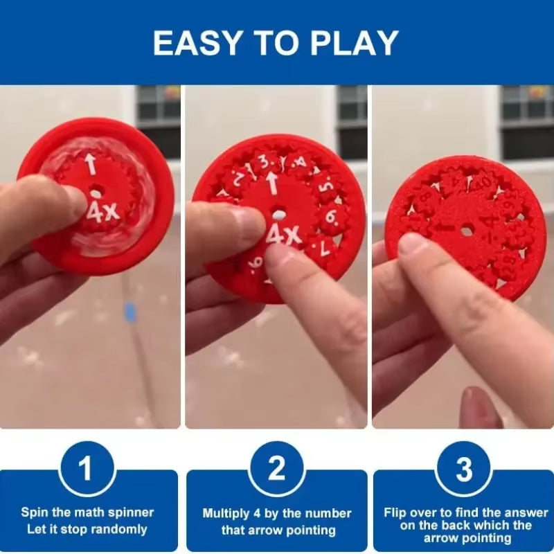 Kvari™ 9Pcs Math Fidget Spinners Toy