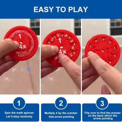 Kvari™ 9Pcs Math Fidget Spinners Toy 